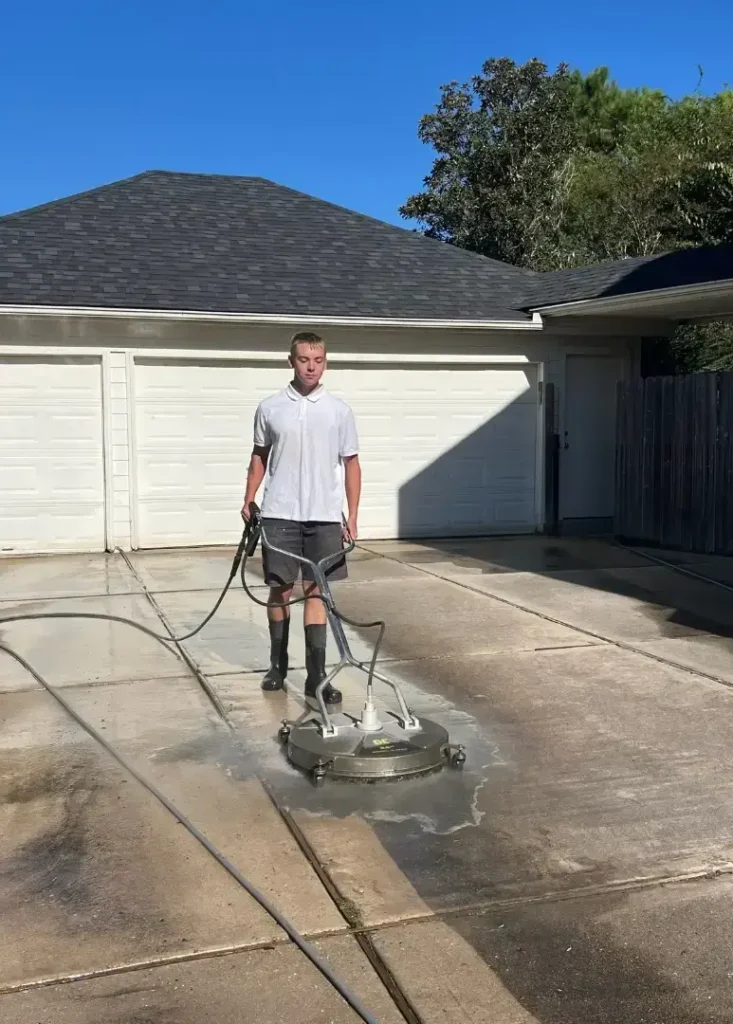 Driveway Pressure Washing Before & After Live